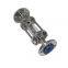 Sanitary Stainless Steel Flange Ending Straight Sight Glass