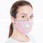 Pink Anti Haze and Fog Valved Reusable Face Mask Cotton