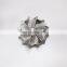 GT15-25 20G reverse 52.56/68.01mm  6+6 blades high performance turbo milling/aluminum 2618/billet compressor wheel