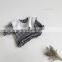 Baby Collar Triangle Bag Fart Clothes Baby Plaid Romper
