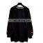 TWOTWINSTYLE Spring Embroidery Female Sweatshirt For Women Top Pullovers Batwing Sleeve Loose Big Size