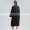 TWOTWINSTYLE Windbreaker For Women Turtleneck Long Sleeve Sashes Large Size Loose Casual Elegant
