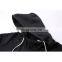 Wholesale Korea style White panel stripe at sleeve brushing pullover fleece clothing Mens Sweatshirt Hoodies