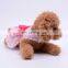 Manufacturer Wholesale Pink Purple Blue Beautiful Floral Hand Made Pet Clothes Dog Dress