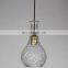 Modern vintage style Bistro Led Red Wine storage glass shade Pendant Lighting