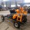 wheels and trolley Portable mini drilling rig machine for rock land