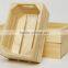 Natural Pine Wooden Storage Crate