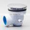 GUIDA 10002 High Flow plastic Shower Trap Waste With 90mm cover deodorizing round dish drainer