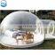 Transparent PVC inflatable commercial bubble tent with backdrop for advertising or events