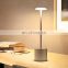 Hotel Style golden lamps  Rechargeable  LED Cordless Restaurant Table golden lamps