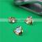 wholesale Incomparable Beautiful all sizes round light peach zircon ab for beauty