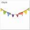 Handmade Tea Party Bunting 10ft/3m Lots Of Colours To Choose From 12 Fabric Flags PL510