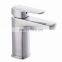 Public hotel toilet  use brass water saving self closing push basin pillar time delay tap faucet