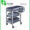 Service Equipment Hotel Product Linen trolley hotel service trolley , hotel room service cart , cleaning trolley cart