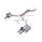 super racing tailpipe exhaust system for AUDI S6 valve exhaust
