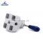 4HV210-06/08 4HV310-08/10 4HV410-15/20 Thread Hand Push Pull Manual Rotary Control Pneumatic Hand Control Valve
