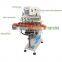 Semi auto turntable tampography watch dial toys button 6 color pad printer printing machine