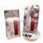 Custom Printed Matte Finish Black Silver Aluminum Foil Recycle Coffee Packaging Bag With Valve