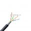 1000ft Bulk PE Sheathed 4 Pairs 24AWG Copper Cat5e Outdoor UTP Cable
