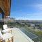 Frameless glass deck railing stair railing balcony railing