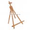 Customized factory price different kinds of professional artists adjustable beechwood painting and display easel