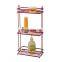 Household Bathroom Rack Two Layer Durable Space Bathroom Wall Corner Shower Shelves