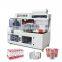 Full automatic L shpe automatic shrink wrapping machine heat tunnel pvc shrink packing machine for sale