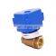 cwx-15q motorized brass ball valve electric actuator automatic water shut off valve
