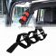 Black Roll Bar Fire Extinguisher Holder Oxford straps for Jeep Wrangler JK 2007-2017