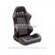 Car Seat Adjustable PVCBlack  racing seat with single slider for auto car use JBR1035 sports seat