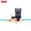 SNS pneumatic OPT Series brass automatic water drain solenoid valve with timer