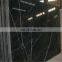Большие плиты из черного мрамора Nero marquina