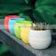 Home Office Garden Balcony New Colorful Plastic Round Flower Pots Plant Indoor Succulents Plants Desktop Mini Small Pots