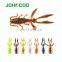 JOHNCOO JOHNCOO Soft Shrimp Fishing Lure 65mm 1.9g Silicone Soft Bait Pesca Isca Artificial Wobblers Attractive Fish Soft