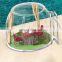 Fashion newest design resort bubble tent transparent prefabricated dome houses made in Shanghai