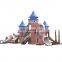 Adult design wooden wooden kids outdoor playground equipment playsets slide set