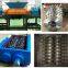Double shaft rubber tyre tire shredding machine Waste scrap Crusher Plastic iron Aluminum metal small tire shredder