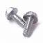 M5 x 10mm Flanged Hex Head Bolts Flange Hexagon Screws Stainless Steel 18-8