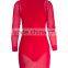 ladie casual dress long sleeves fashion dress prom dress