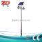 Solar power LED park hotel hospital villa garden lamp 2014 design, hot sale with CREE high quality LED source(ZD-TYD-09)