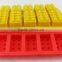 Bricks shaped silicone molds for chocolate