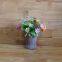Handmade flower bottle decorative flower vase pulp container paper mache