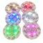 Christmas Parties Light up Custom RGB LED Light Sticker Coaster, LED Bottle Flashing Coaster