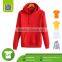 Bright red large size fashion hoody, Windproof winter Warm man hoody sweater