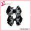 America top selling statement charming solid animal pattern ribbon bow hairgrips for teenagers (DW--0048)