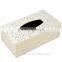 Houseware pu leather deluxe tissue box