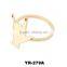 New Product Gold Plated Jewelry Palm Shaped Fashion Ring