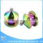 China supplier stainless steel piercing tent ear plugs rainbow piercing jewelry