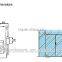 V-90 glass door clamp /patch fitting/glass door lock/door clamp lock