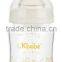 2015 hot 150ml/5oz wide neck transparent glass feeding baby bottles BPA free